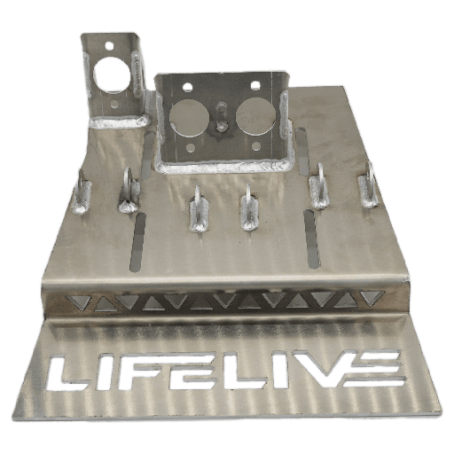 [205044] Base plate for hydraulic pedal box ready