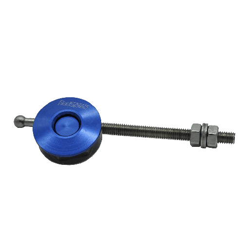 [355049] Push clip alu blue